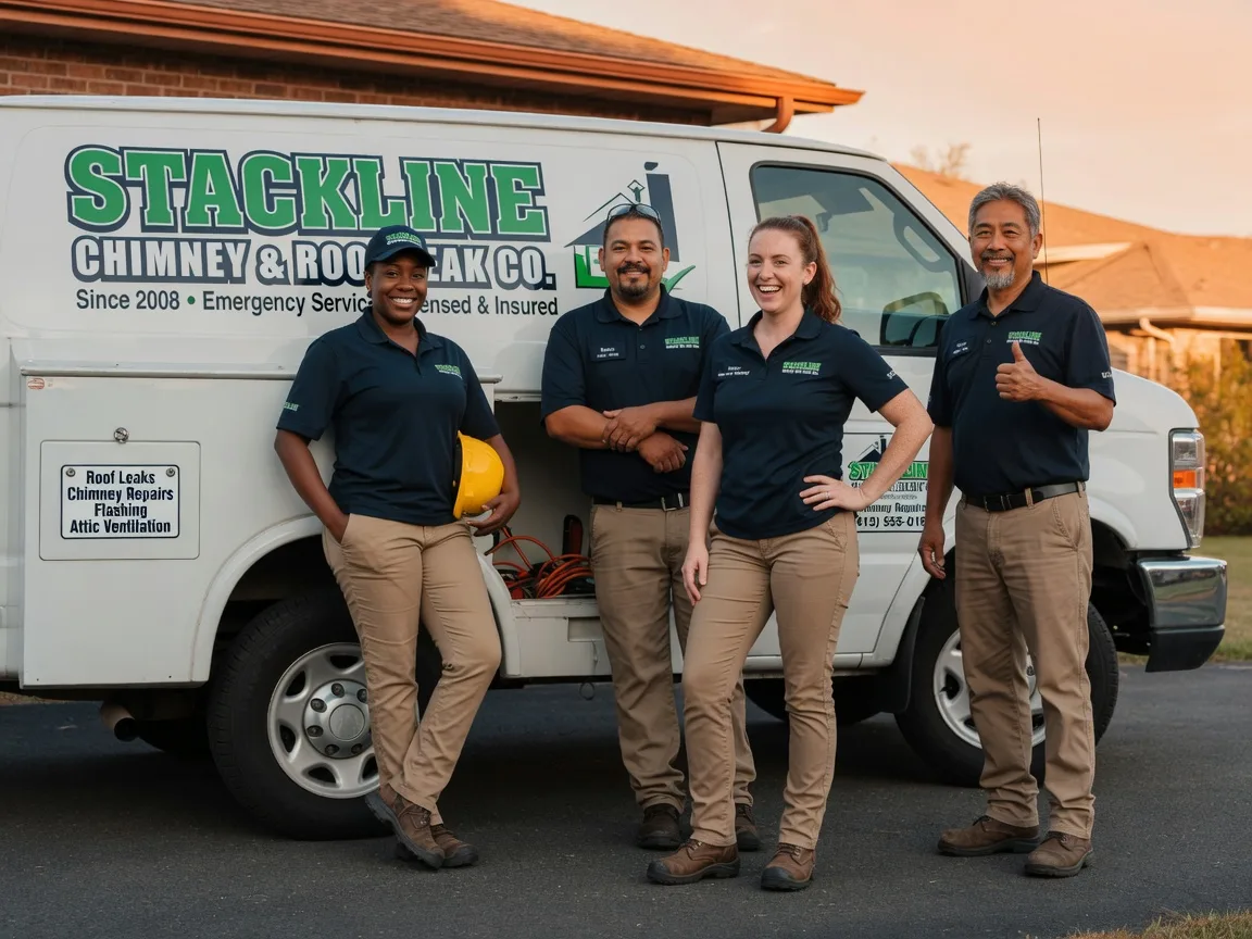 Chimney flashing repair company in Grantville, KS